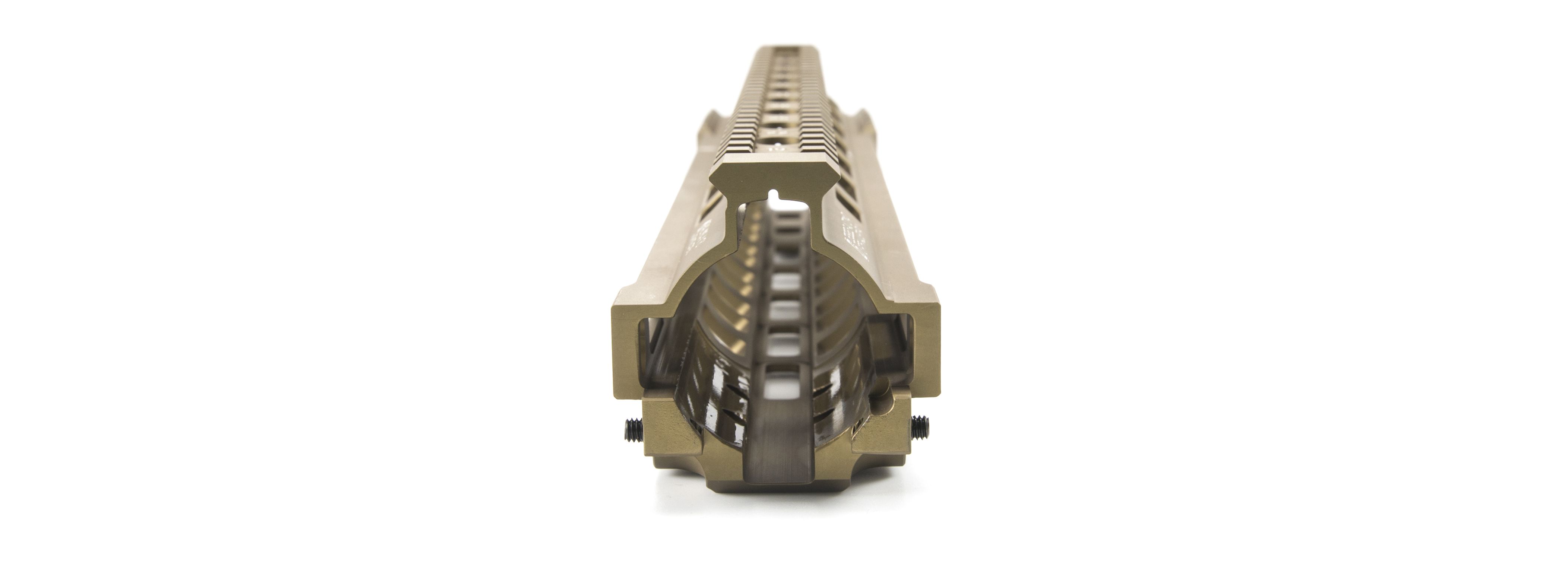 Geissele Automatics MK4 Super Modular Rail 13.5" MLOK includes Stainless Steel Gas Block Desert Dirt Color 05-278S