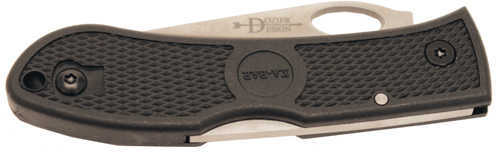 Ka-Bar 4065 Dozier Folding Hunter Thumb Notch 3" AUS-8 Clip Point Blk Zytel Hndl