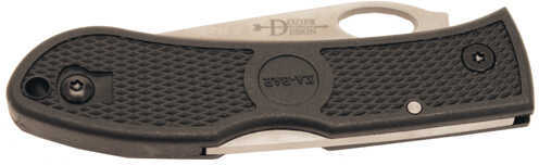 Ka-Bar 4065 Dozier Folding Hunter Thumb Notch 3" AUS-8 Clip Point Blk Zytel Hndl