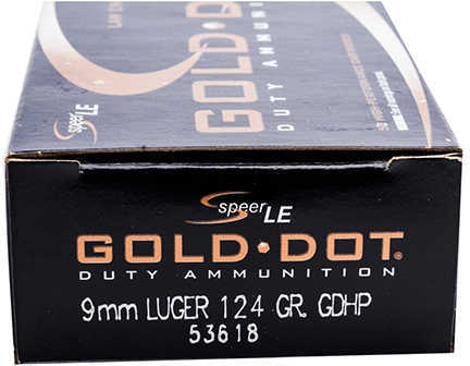 9mm Luger 124 Grain Hollow Point 20 Rounds CCI Ammunition