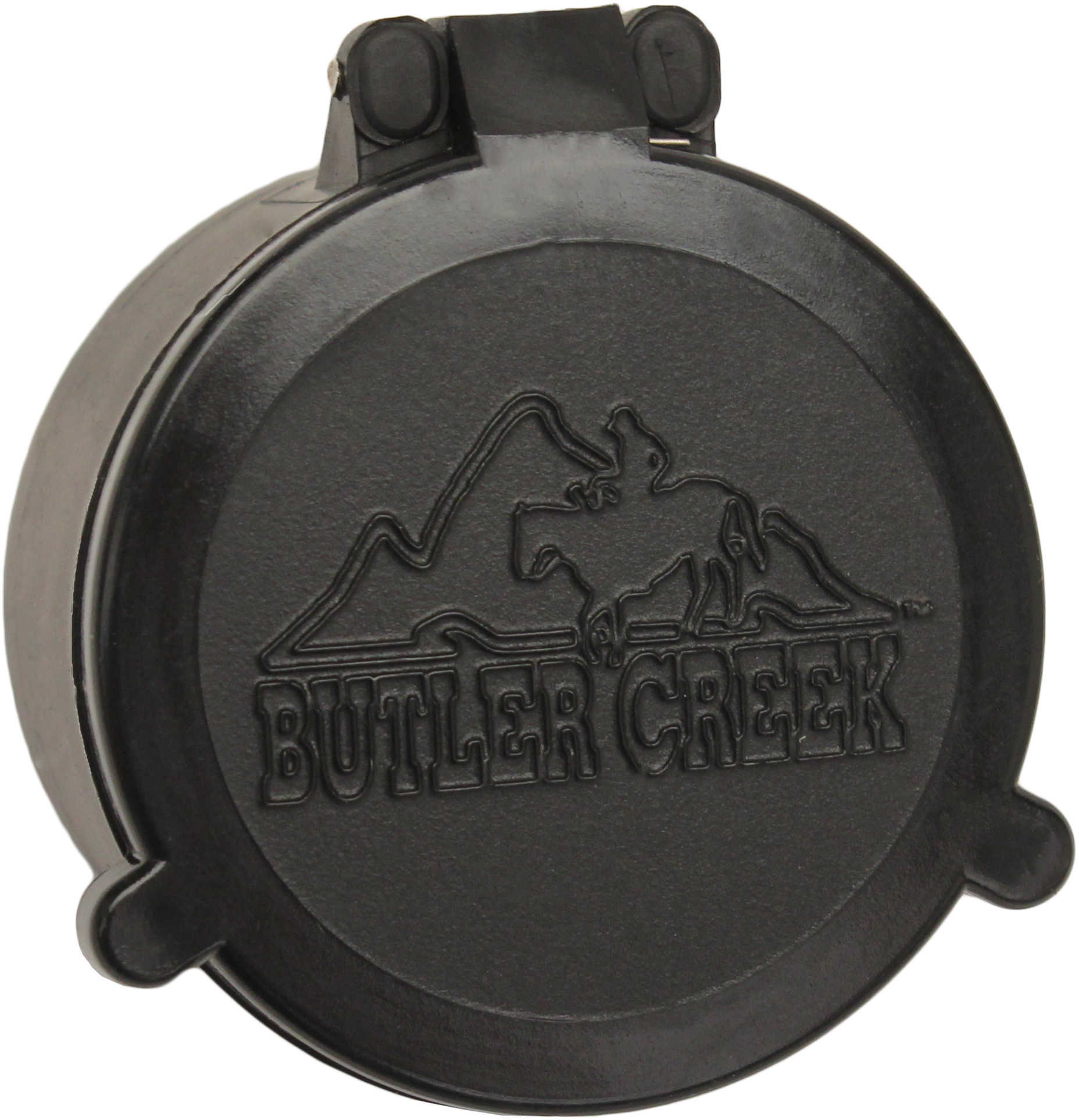 Butler Creek 30190 Flip-Open Scope Cover Objective Lens 41.80mm Slip On Polymer Black