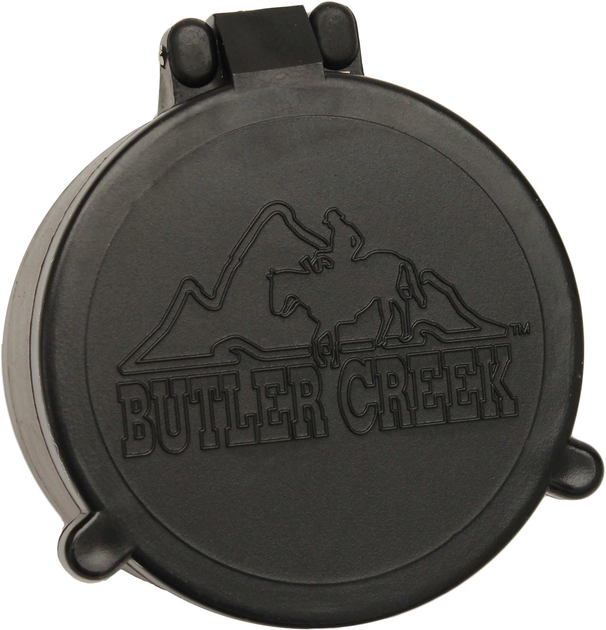 Butler Creek 30340 Flip-Open Scope Cover Objective Lens 53.30mm Slip On Polymer Black