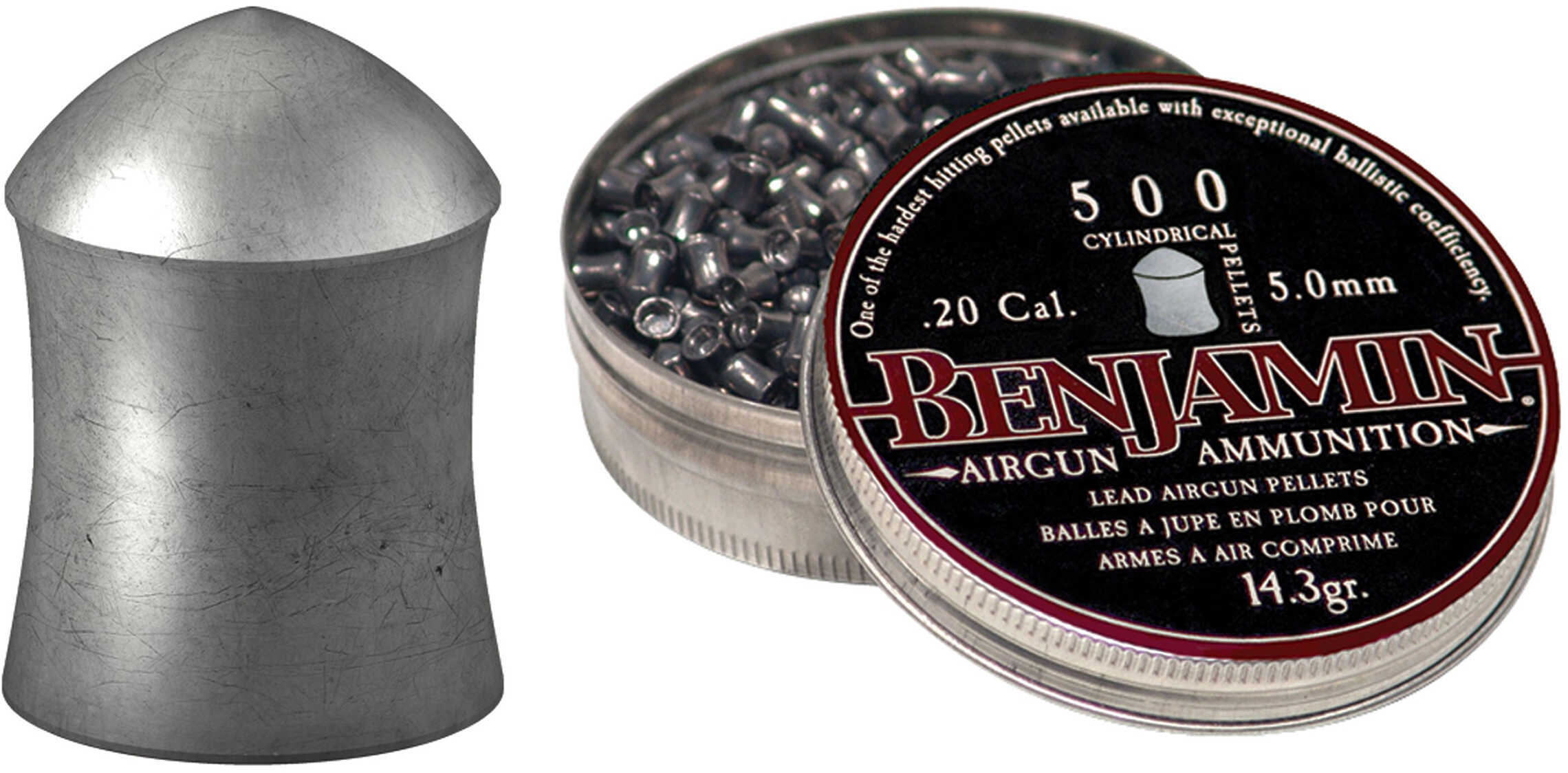 Benjamin Sheridan 20 Cal. 14.3 Grain Cylindrical Pellets 500 Per Pack Md: P50
