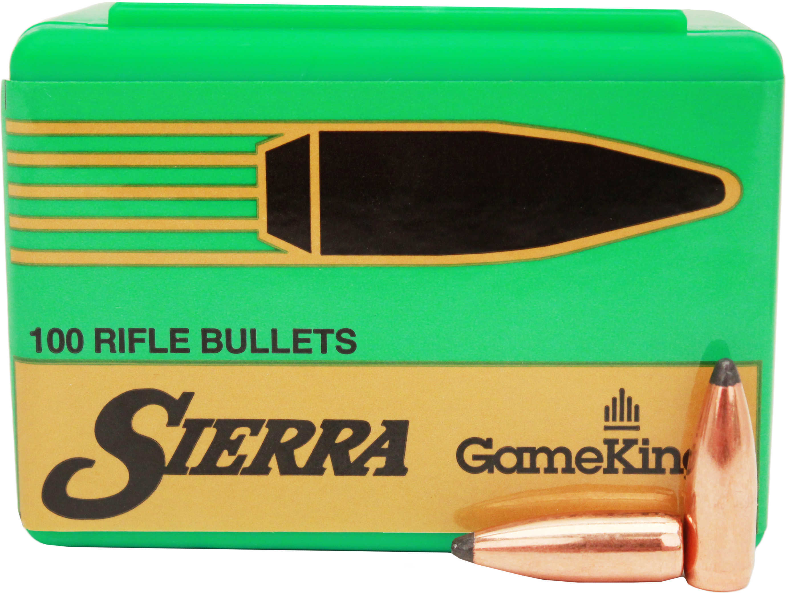 Sierra Gameking 22 Caliber 55 Grain Boat Tail Spitzer 100/Box Md: 1365 Bullets