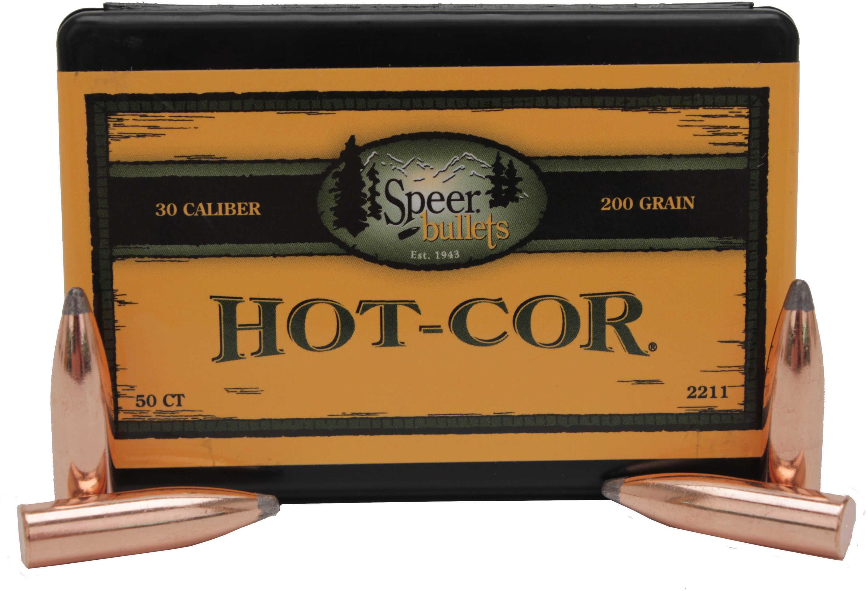 Speer 30 Caliber 200 Grain Spitzer 50/Box Md: 2211 Bullets