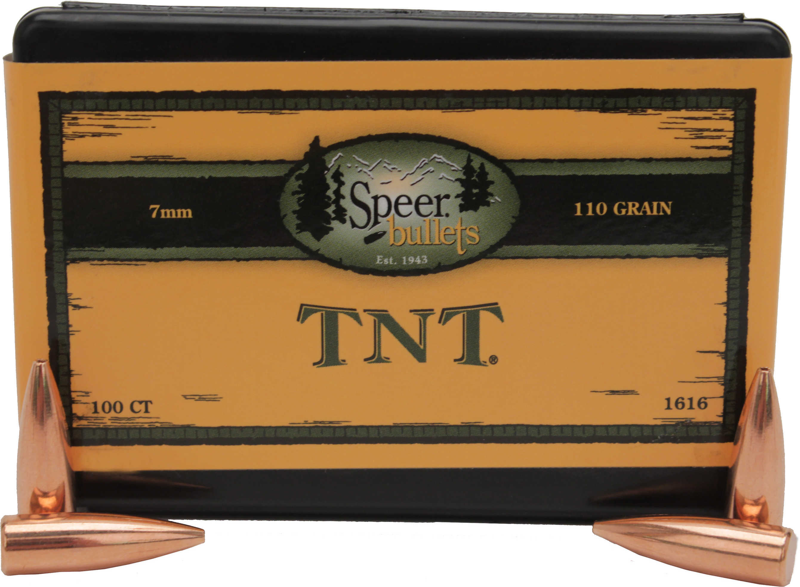 Speer 284 Winchester Caliber 110 Grain TNT Hollow Point Bullet 100/Box Md: 1616