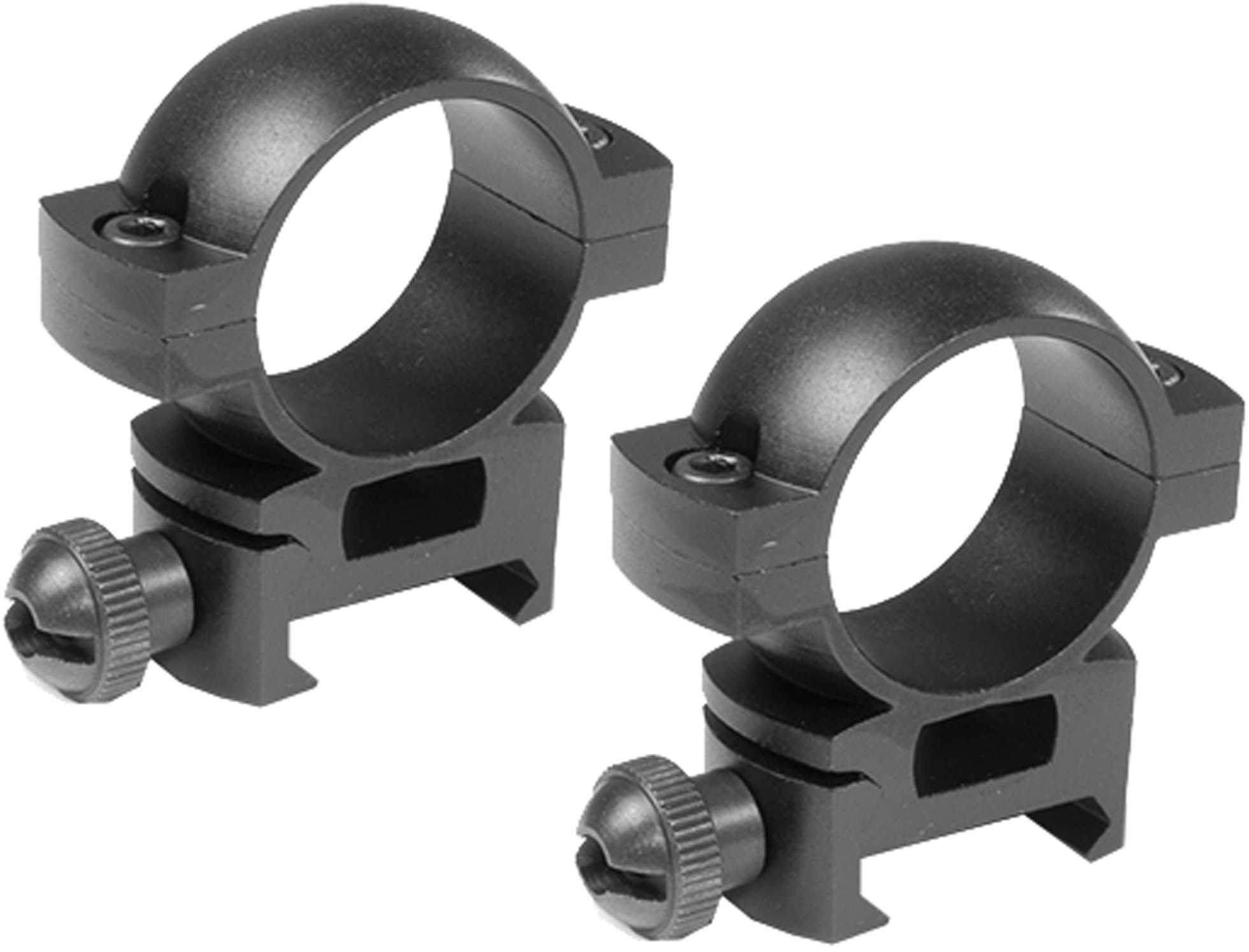 Barska Optics 1" High Scope Rings With Black Matte Finish Md: Ai10336