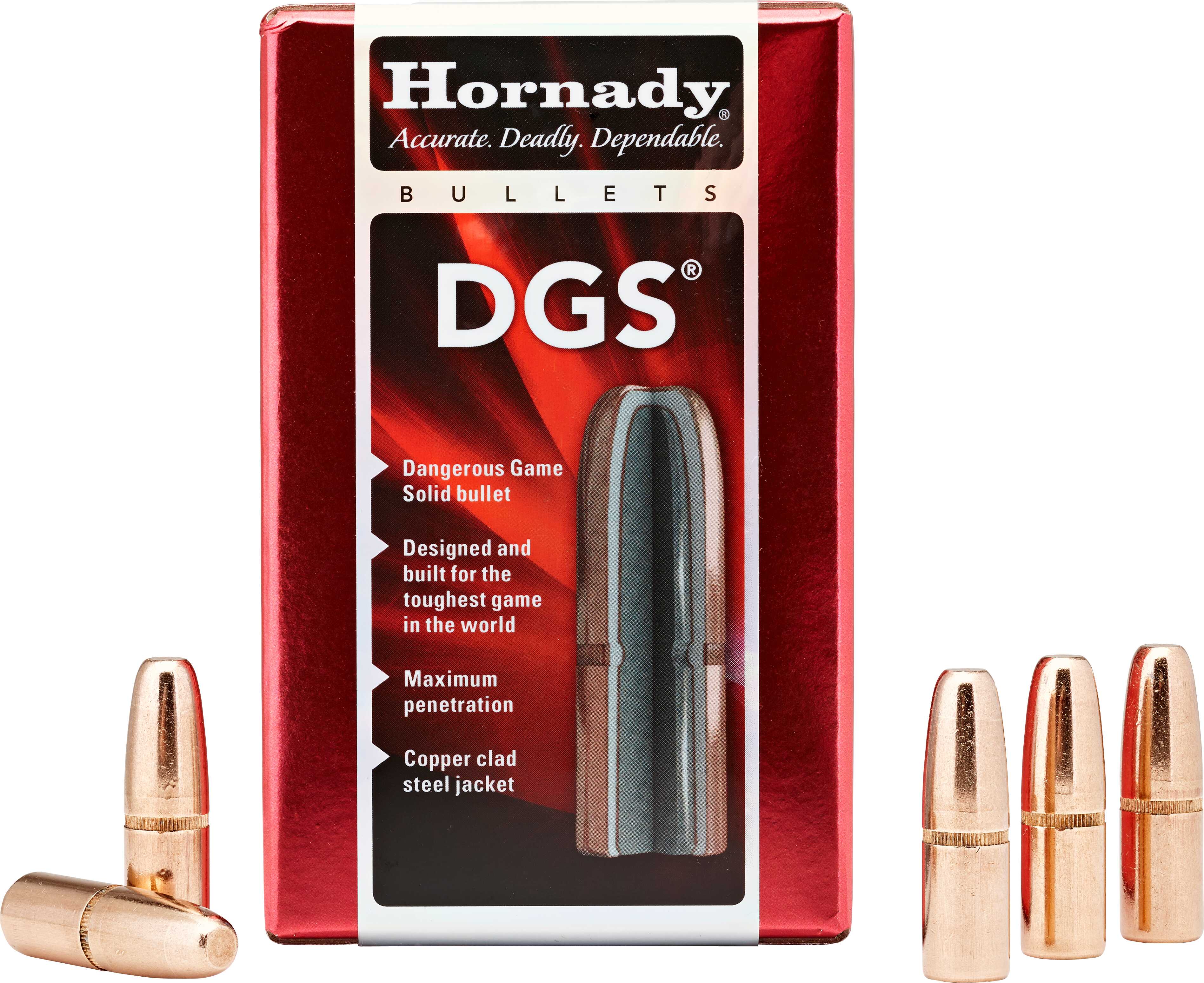 Hornady .375 Caliber 300 Grain Full Metal Jacket Round Nose 50/Box Md: 3727 Bullets