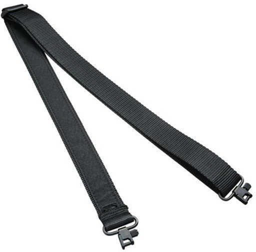 Butler Creek 26923 Mountain Nylon 48" x 1.25" Blued Swivel Webbing Black