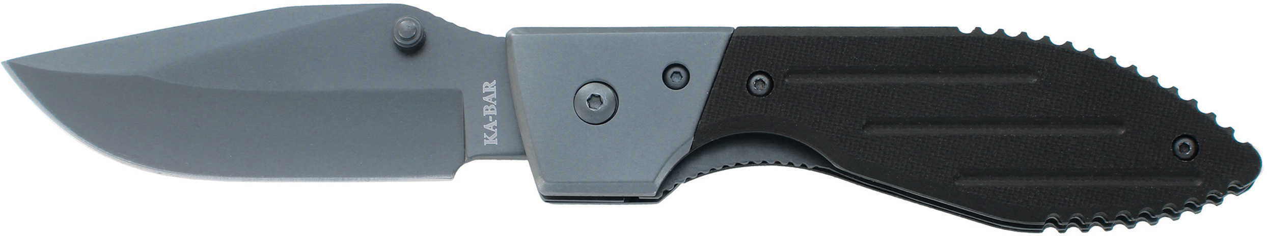 Ka-Bar 3072 Warthog Folder 3" 5Cr15 Stainless Steel Clip Point G10 Black
