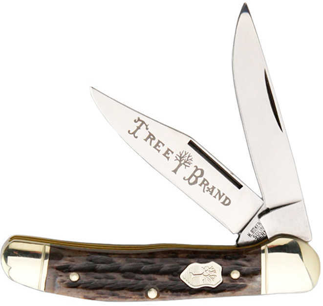 Boker Copper Appaloosa Folder Knife With 2 Blades & Bone Handle Md: 2626Ab