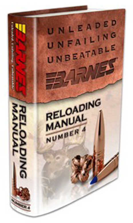 Barnes Bullets 30745 Reloading Manual Number 4 #4