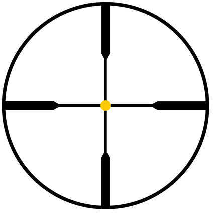 Trijicon 200001 AccuPoint 3-9x 40mm Obj 33.80-11.30 ft @ 100 yds FOV 1" Tube Black Finish Illuminated Duplex Crosshair/A