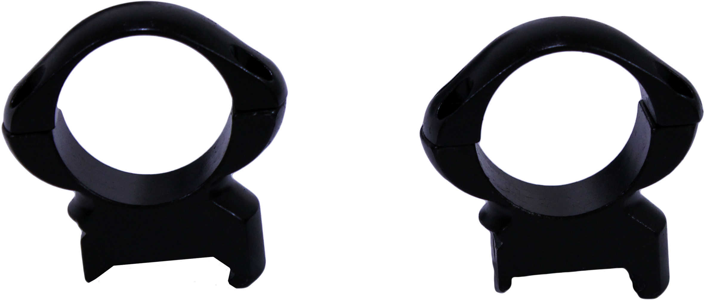 Simmons Weaver 1" High Grandslam Rings With Matte Black Finish Md: 49305