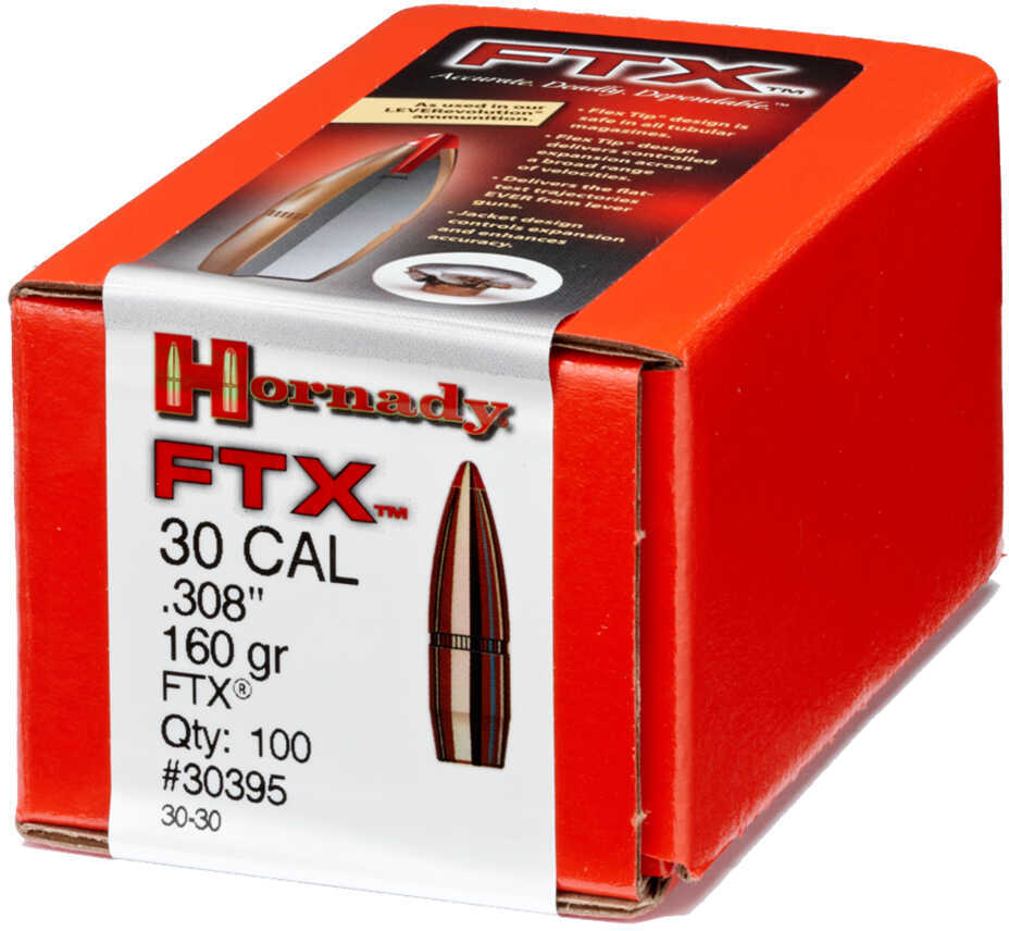 Hornady .308 Cal. 160 Grain FlexTip Expanding Bullets 100 Per Box Md: 30395