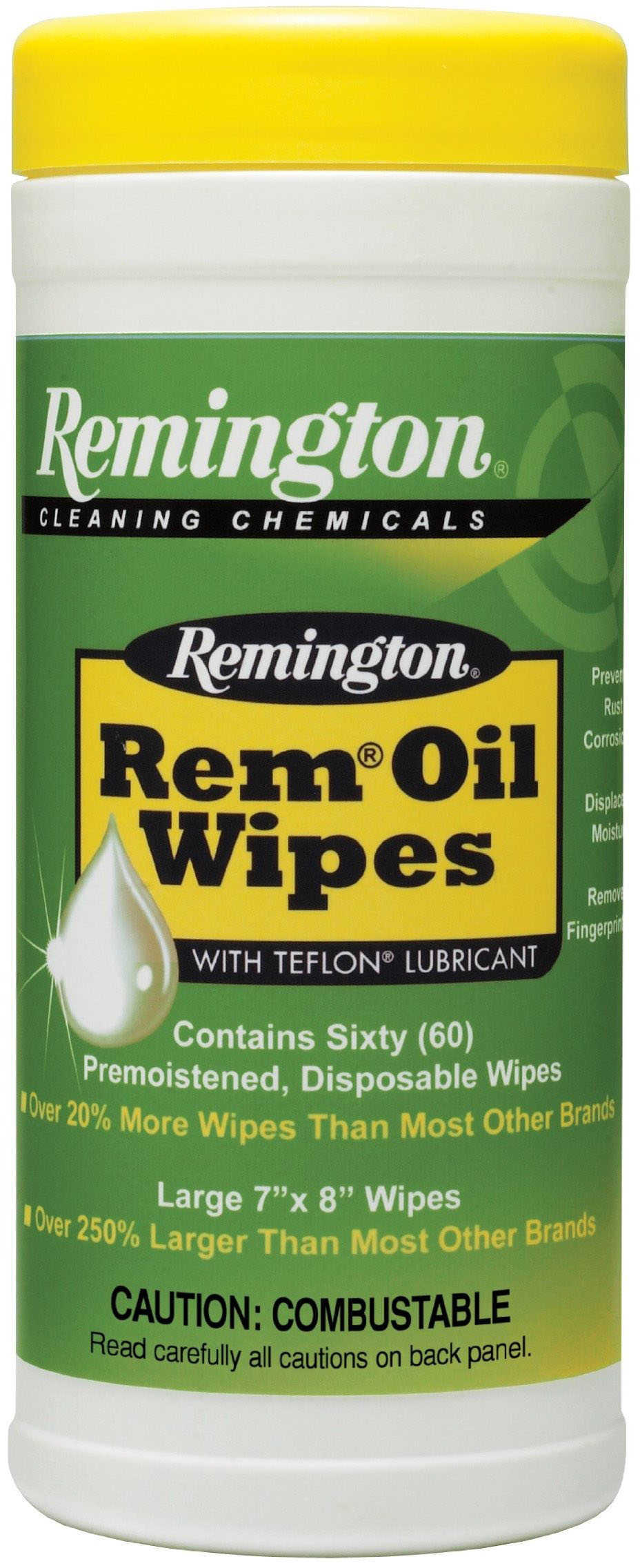 Remington Premoistened Disposable Oil Wipes 60 Pk Md: 18384