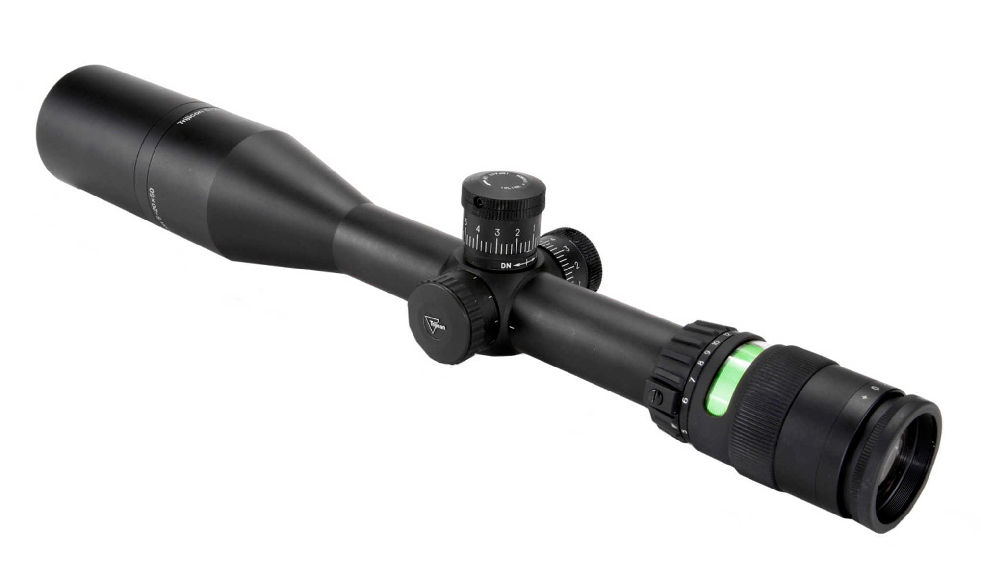 Trijicon 200043 AccuPoint 5-20x 50mm Obj 19.10-5.10 ft @ 100 yds FOV 30mm Tube Black Matte Finish Illuminated Mil-Dot Cr