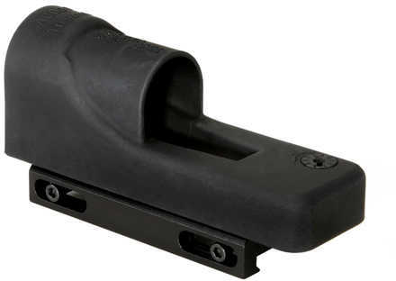 Trijicon 800023 Reflex with Weaver Mount 1x 24mm Obj 12.9 MOA Dual Illuminated Amber Triangle Black Self-Illumination