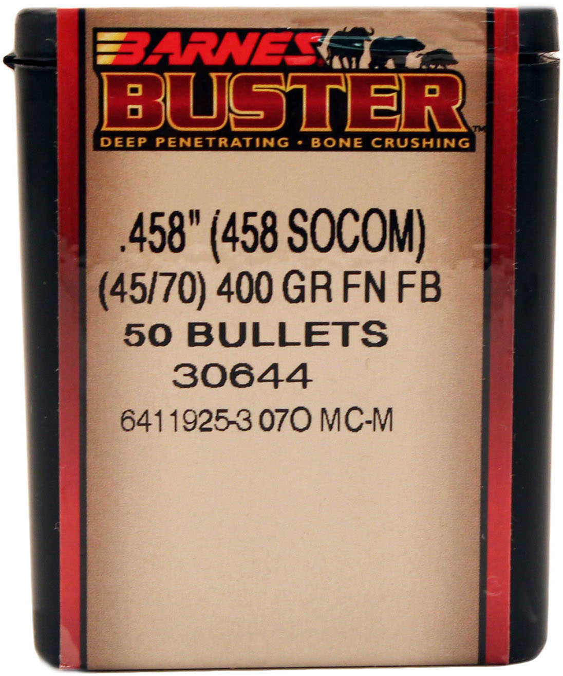 Barnes 45884 Buster 458 400 Grains 50 Per Box