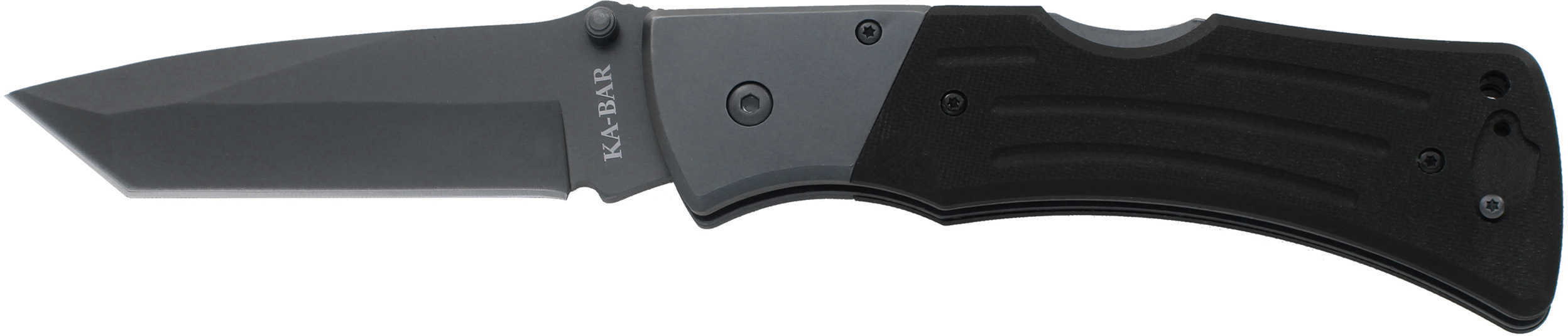Ka-Bar 3064 Mule Folder 3.94" 5Cr15 Stainless Steel Tanto G10 Black