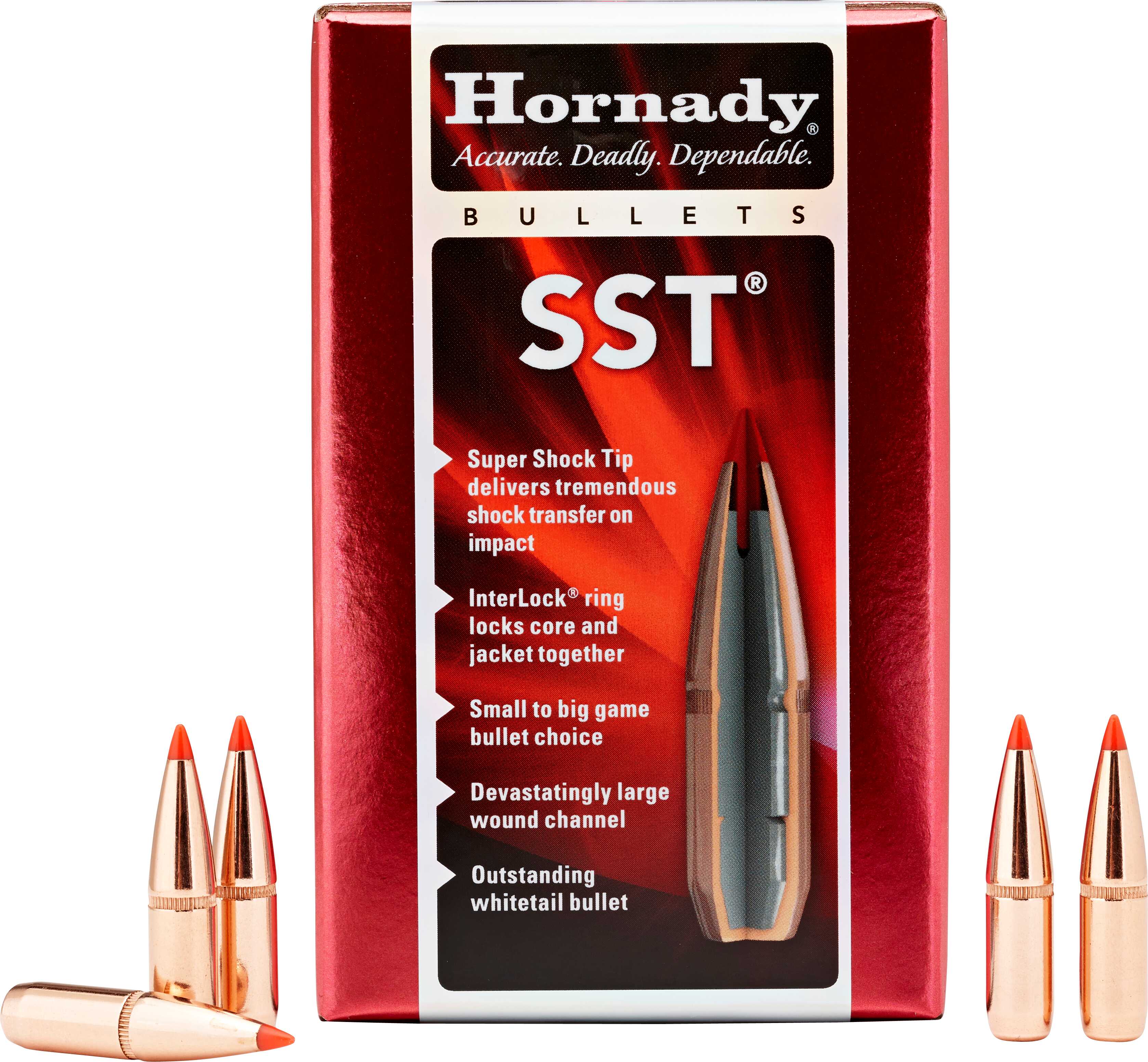 Hornady 3142 SST 7.62mm .310 123 GR Super Shock Tip 100 Box
