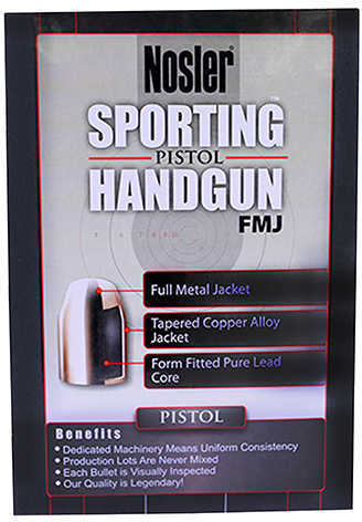 Nosler 44964 Bulk HNDGN 45 230 FMJ 250