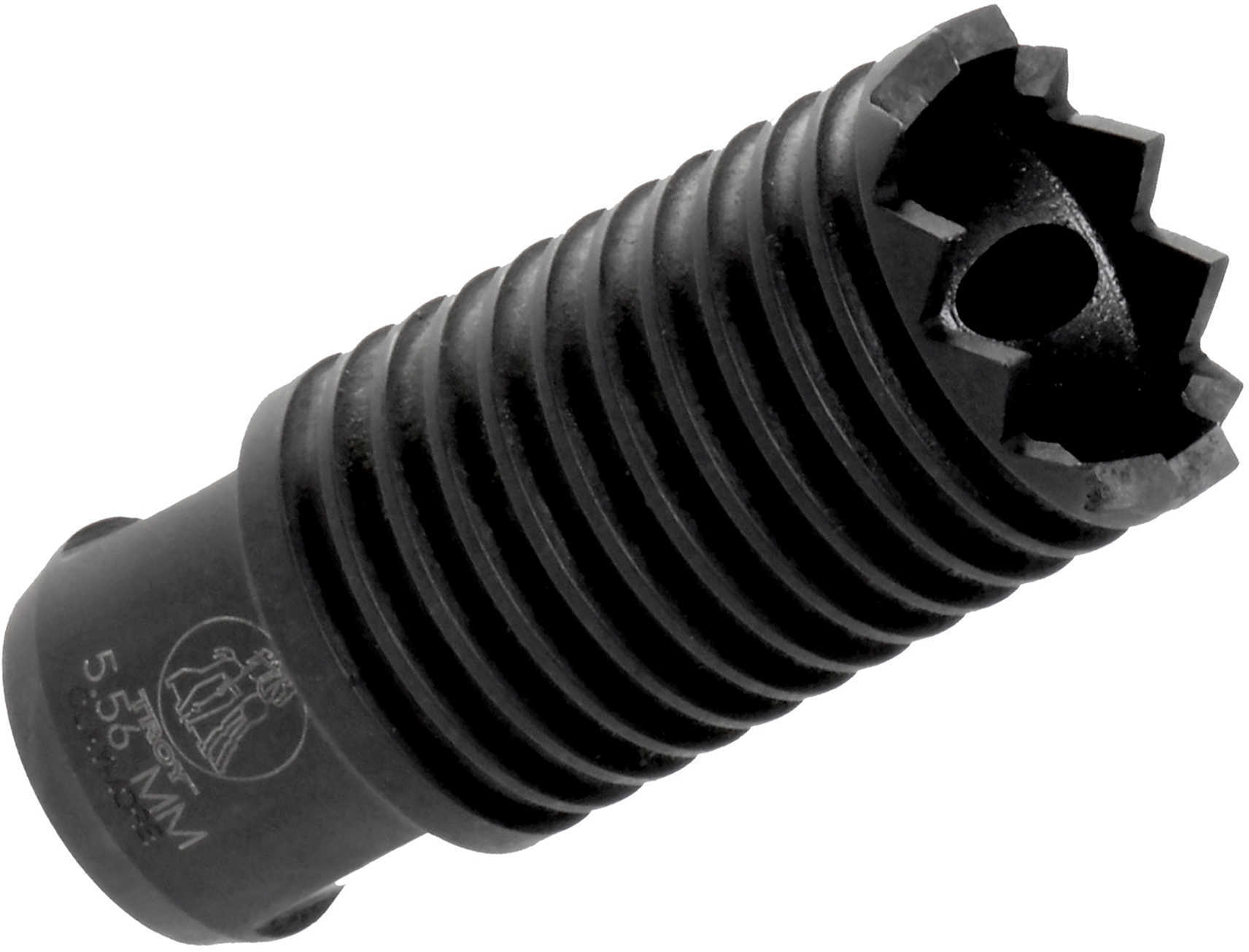 Troy Ind SBRACLM05BT00 Claymore 223 Rem/5.56 NATO Muzzle Brake 1/2"-28 tpi Black Steel