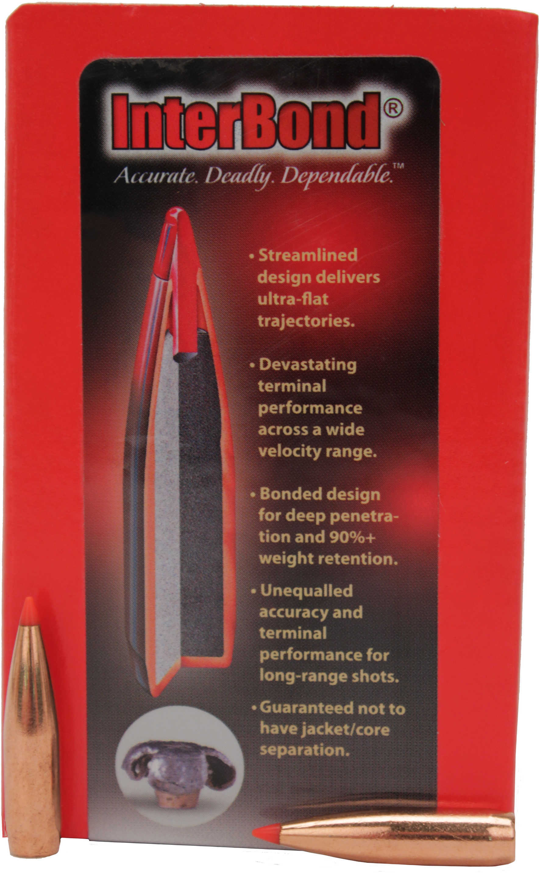 Hornady Bullets 7MM Caliber 154 Grain Interbond 100/Box Md: 28309