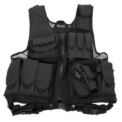 Galati Gear Black Deluxe Tactical Vest - Standard