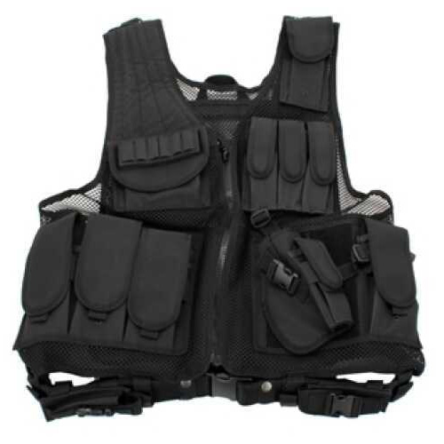 Galati Gear Vest Up To 54" Black Tactical GLV547B-M