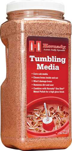 Hornady One Shot Tumbling Media 76oz Ground Corn Cob