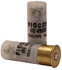 12 Gauge 2-3/4" Lead 4 Buck  27 Pellets 10 Rounds Fiocchi Shotgun Ammunition