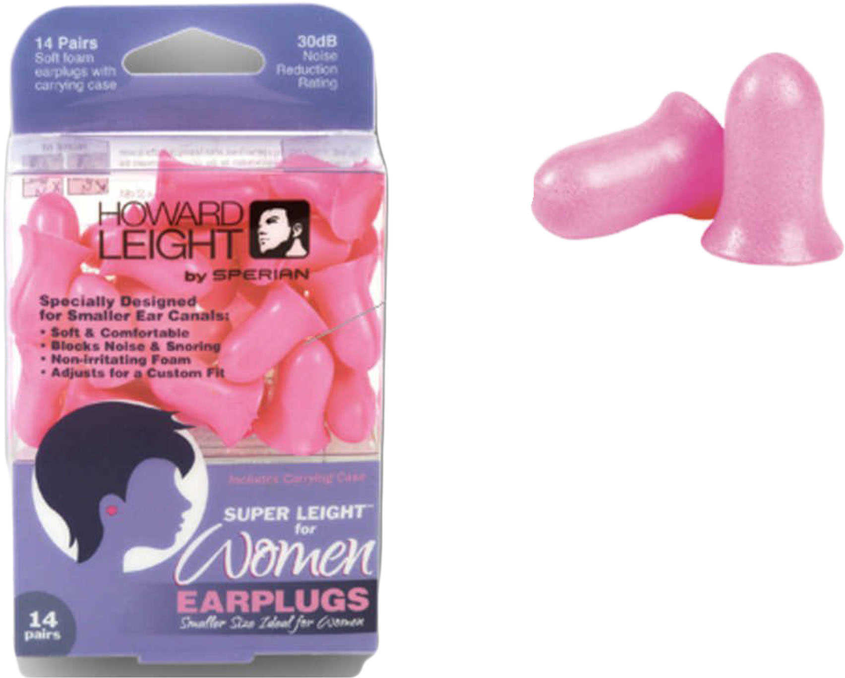Howard Super Pink Ear Plugs 14 Pair