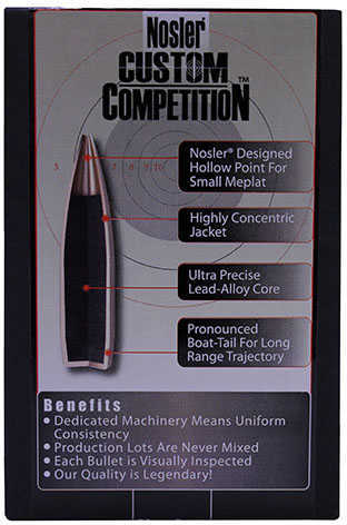 Nosler 6.5MM/.264 140 Grains HPBT Custom Comp Bullets