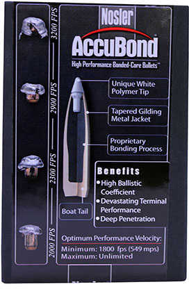 Nosler 7MM 160 Grains Accubond .284" 50/Box Bullets