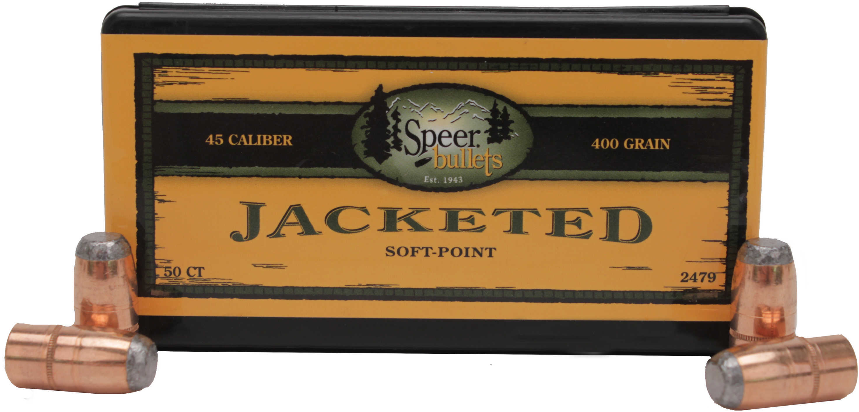 Speer Bullet 45 Caliber 400 Grains FN SP .458" 50/Box