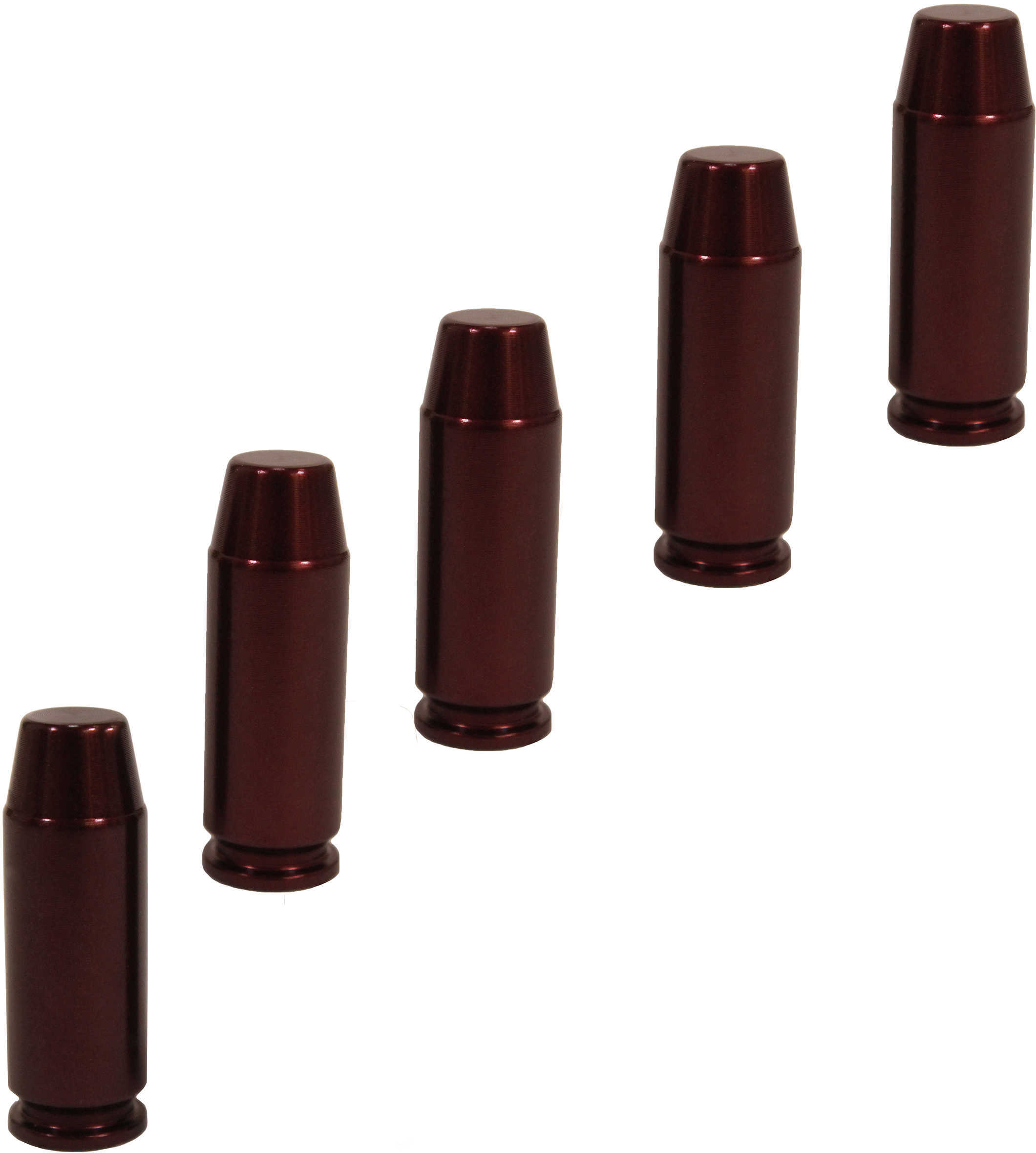 A-Zoom Precision Metal Snap Caps 10mm Auto, 5 Per Pack For Safety Training, Function Testing Or safely decocking Without