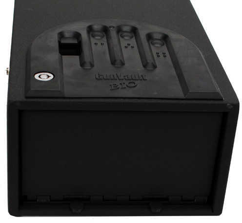 GunVault MiniVault Biometric 8.1"X4.9"X12" - Uses Fingerprint recognition To Access Safe Holds Up 30