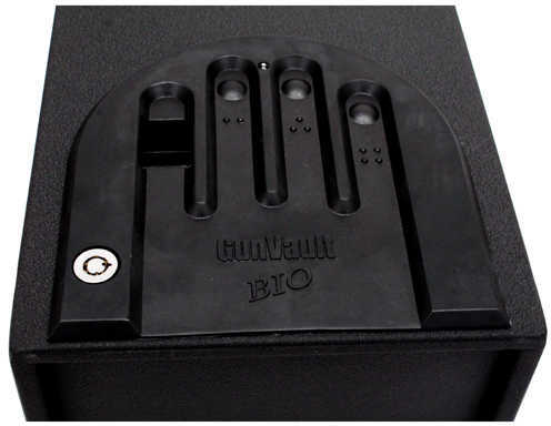 GunVault MiniVault Biometric 8.1"X4.9"X12" - Uses Fingerprint recognition To Access Safe Holds Up 30