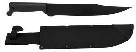 Cold Steel Cs97BWM12S Bowie 12" Black Matte Baked-On Anti Rust 65Mn Carbon Steel Blade, Black Polypropylene Handle, 17.6