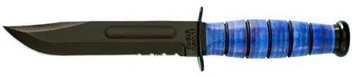 KA-BAR Fighting/Utility Knife 7" SRRTD W/LTHR SHTH US Army
