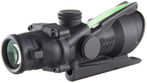 Trijicon 100212 ACOG 4X 32mm Obj 36.80 ft @ 100 yds FOV Matte Black Finish Dual Illuminated Green Donut 22/556 BDC