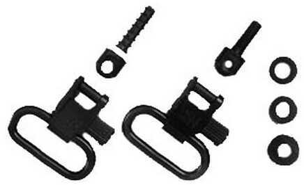 Uncle Mikes 10013 Quick Detach Super Swivels 1.25" Black Steel