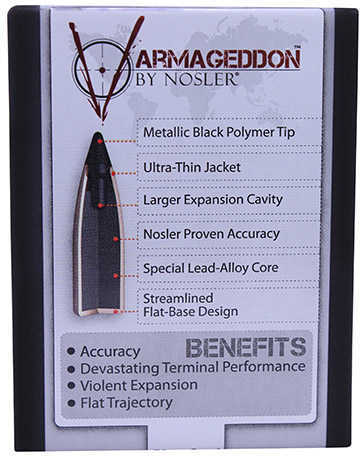 Nosler 20 Caliber 32 Grains Varma. Fb Tipped 100ct