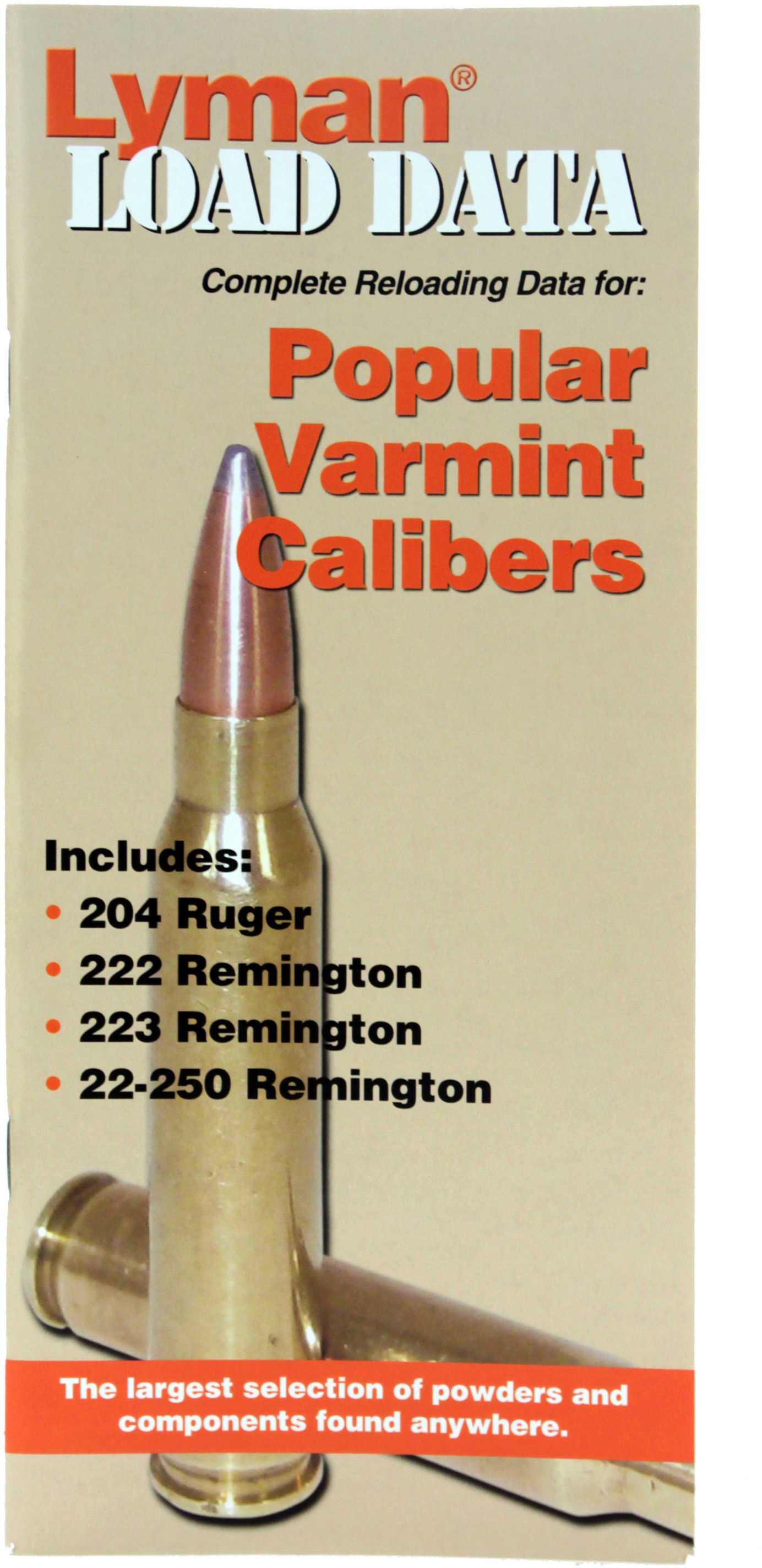 Lyman Load Data Book 20/22 Caliber Rifle