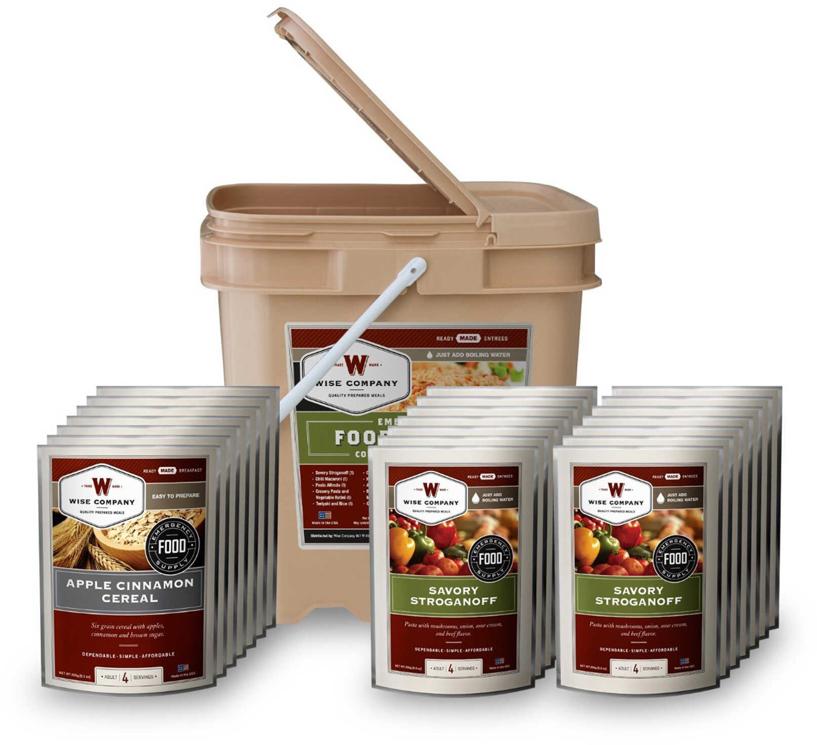 Wise 84 Serving Bucket 15Lbs Freeze Dried Food