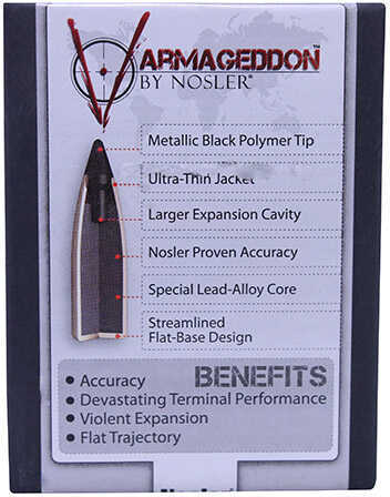 Nosler 17250 Varmageddon 6mm 55 Grains 100 Per Box
