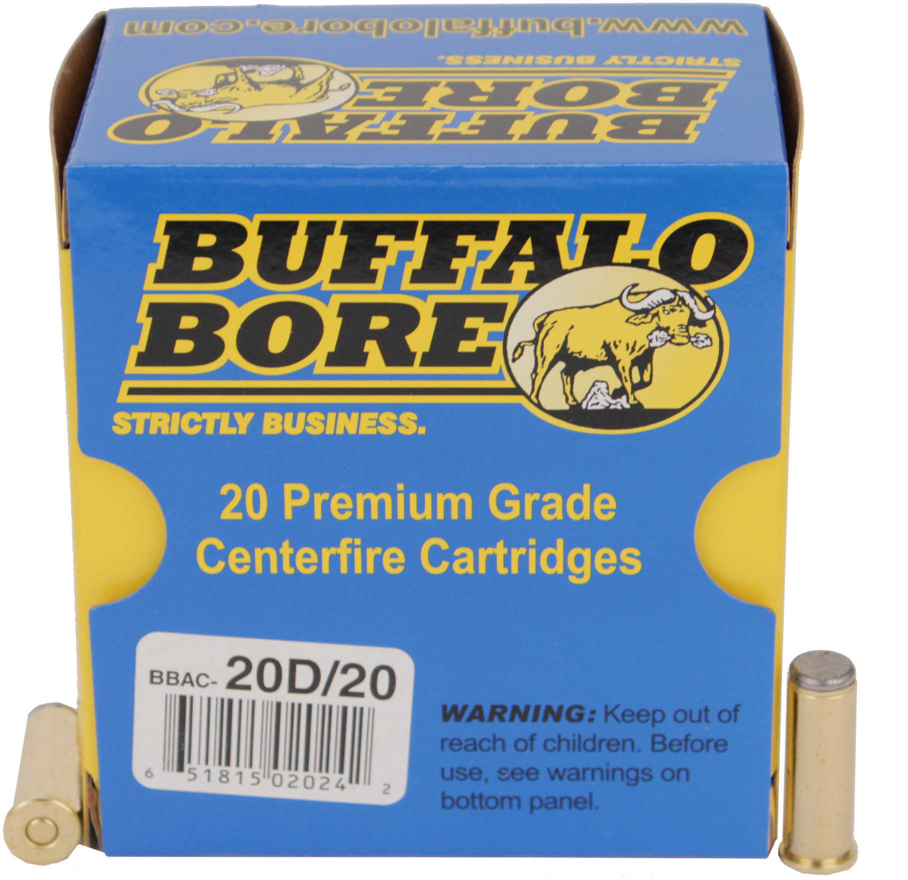 38 Special 150 Grain Lead 20 Rounds Buffalo Bore Ammunition