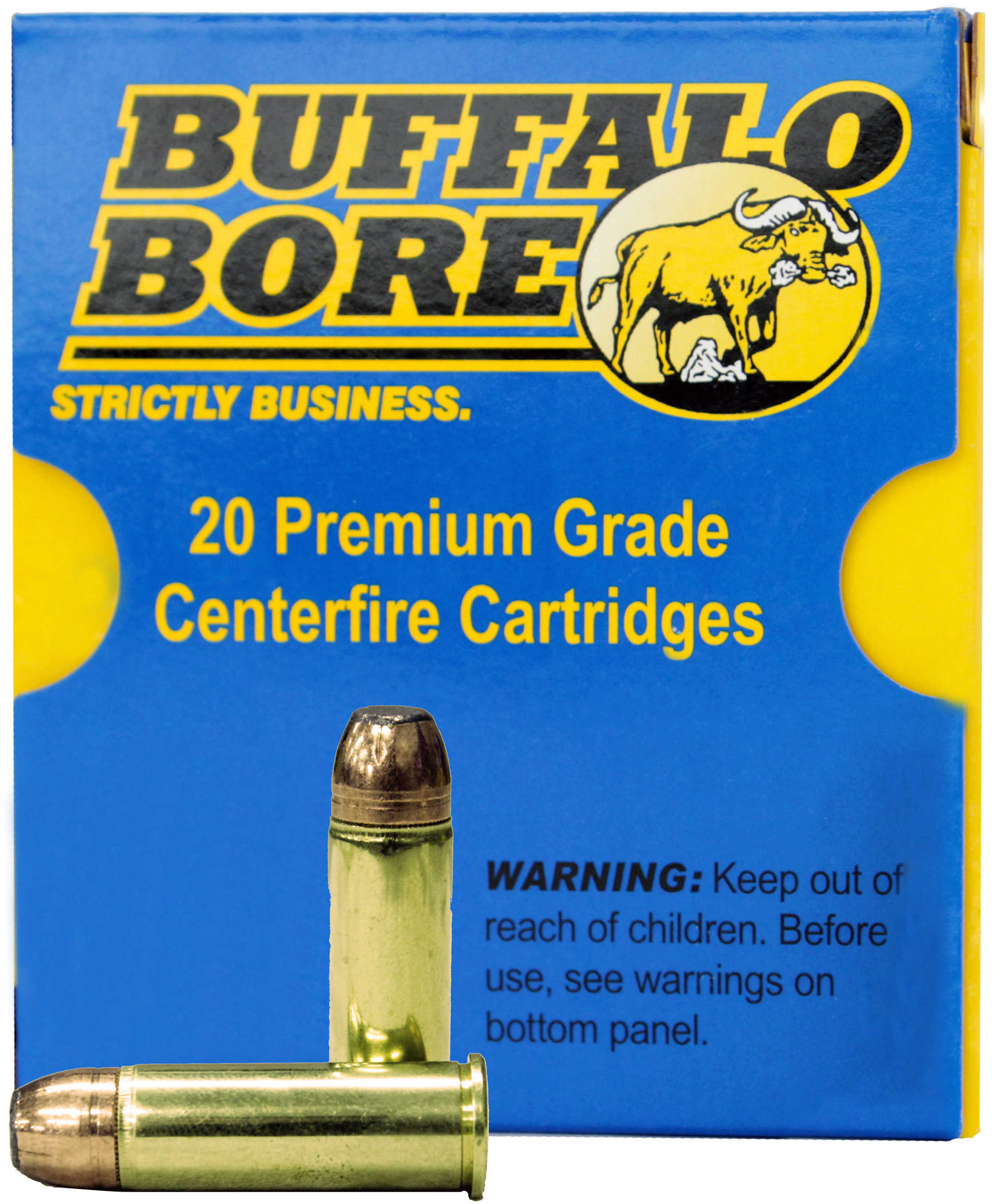 44 Rem Mag 300 Grain Soft Point 20 Rounds Buffalo Bore Ammunition Magnum