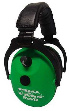 Pro Ears REVO Ear Muff Electronic Neon Green